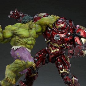 Hulk vs Hulkbuster Marvel Maquette by Sideshow Collectibles